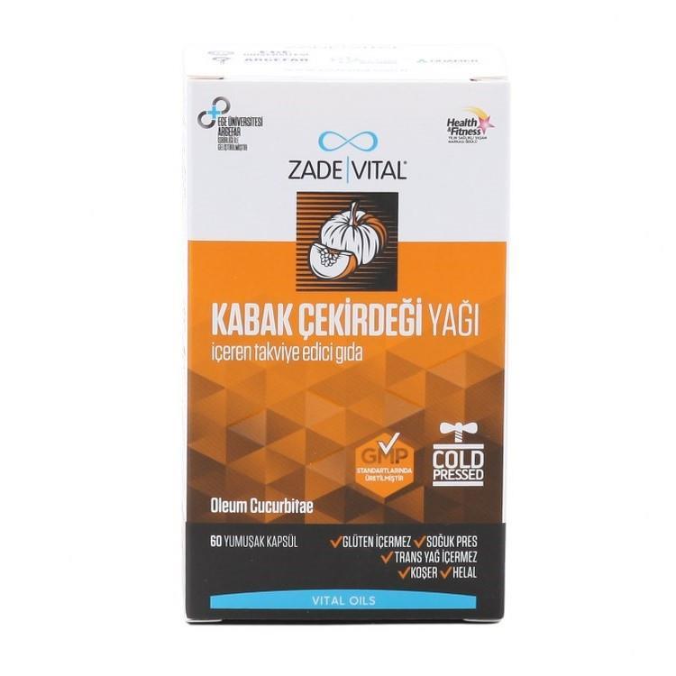 Zade Vital Kabak Çekirdeği Yağı 320 mg 60 Blister Kapsül