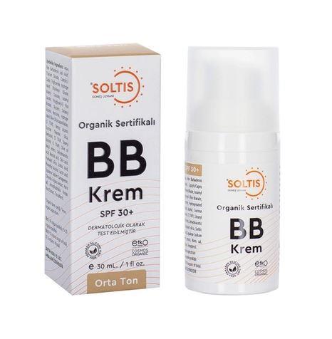 Soltis Organik Sertifikalı SPF 30+ Orta Ton BB Krem 30 ml
