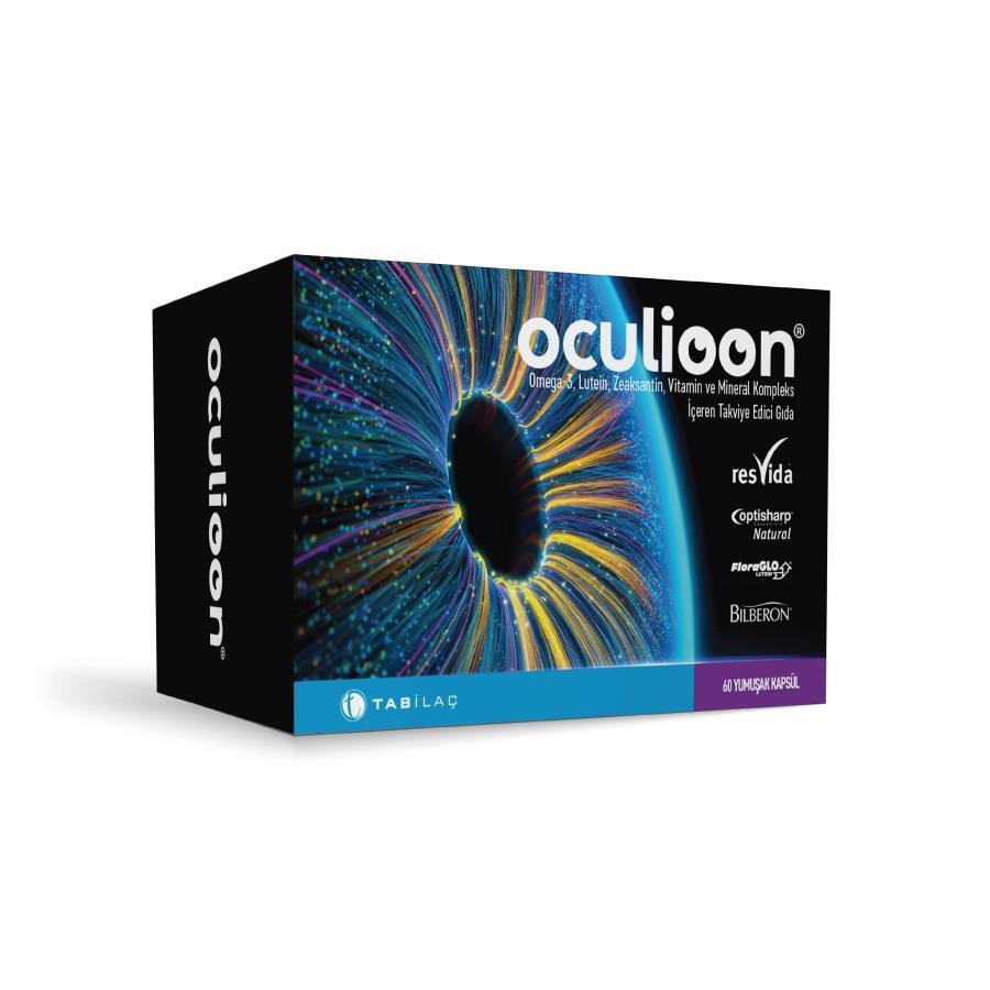 Oculioon Omega-3, Lutein, Zeaksantin, Vitamin ve Mineral Kompleks Takviye Edici Gıda 60 Kapsül