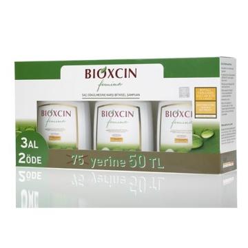 Bioxcin Femina Boyalı Yıpranmış Saçlar İçin 3 Al 2 Öde Şampuan