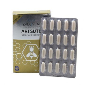 Zade Vital Arı Sütü 1000 mg 40 Blister Kapsül