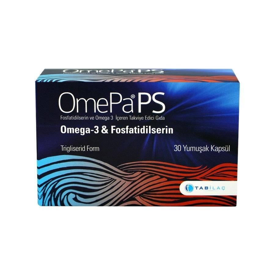 Omepa PS Omega 3 ve Fosfatidilserin Takviye Edici Gıda 30 Kapsül