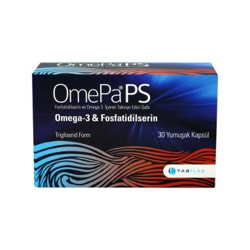 Omepa PS Omega 3 ve Fosfatidilserin Takviye Edici Gıda 30 Kapsül