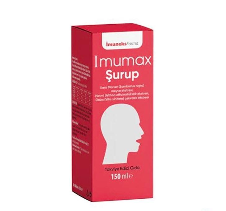 İmuneks Farma İmumax Takviye Edici Gıda Şurup 150 ml