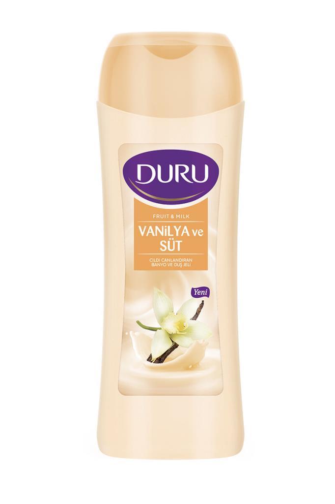Duru Duş Jeli Fruit & Milk Vanilya Ve Süt 450 ml