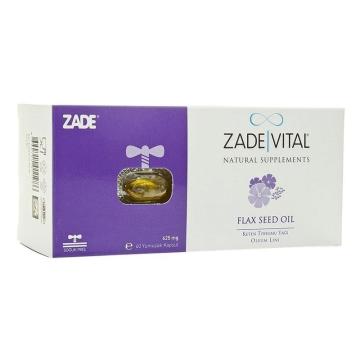 Zade Vital Keten Tohumu Yağı 625 mg 60 Blister Kapsül