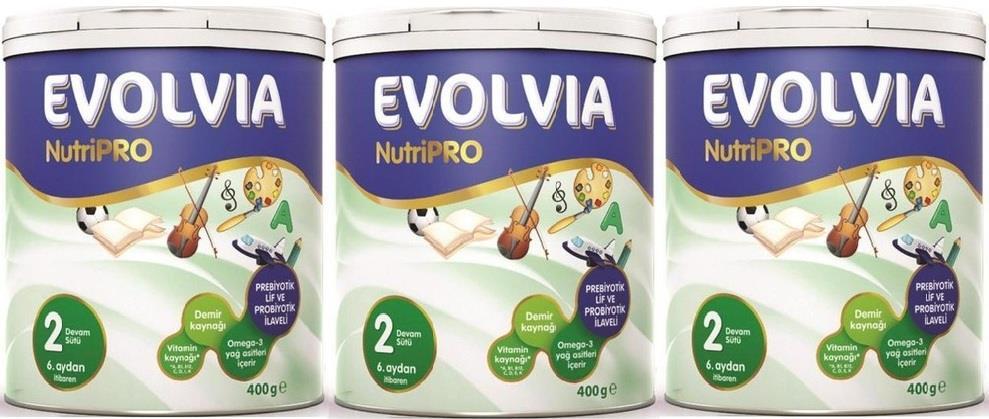 Evolvia NutriPro 2 400 g 3 lü Set