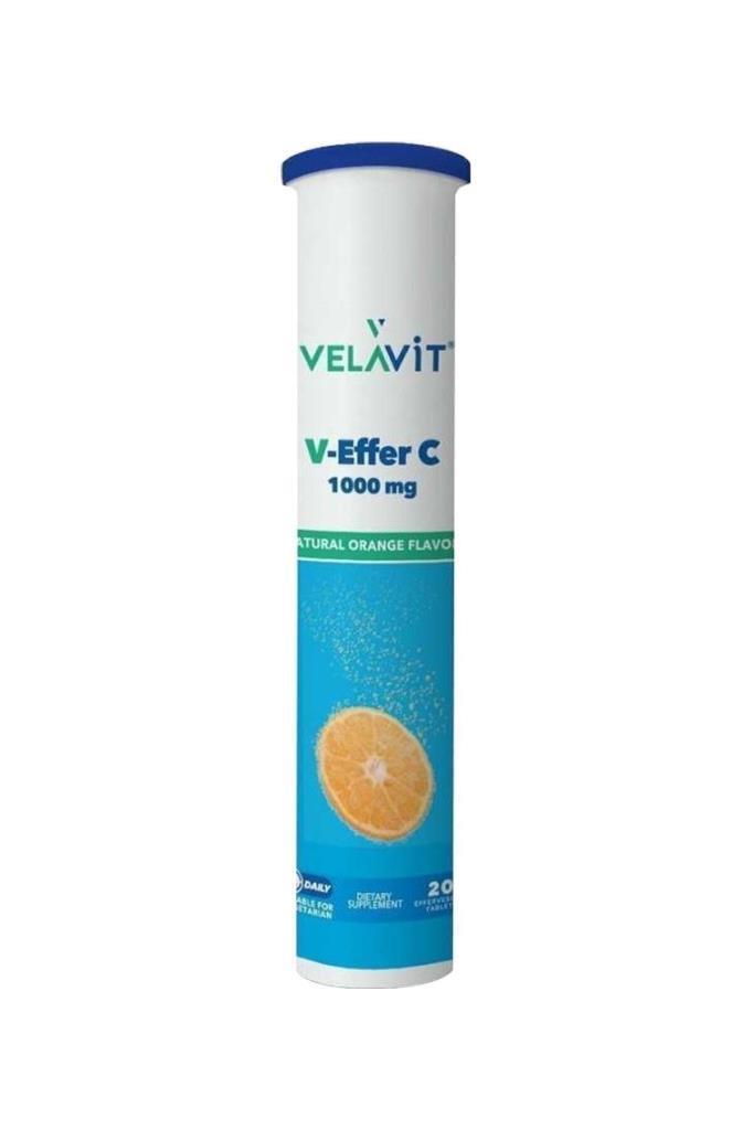 Velavit V-Effer C 1000 mg Takviye Edici Gıda 20 Tablet