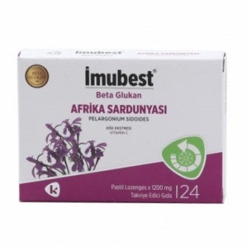 İmubest Beta Glukan Boğaz Pastili 24 Tablet