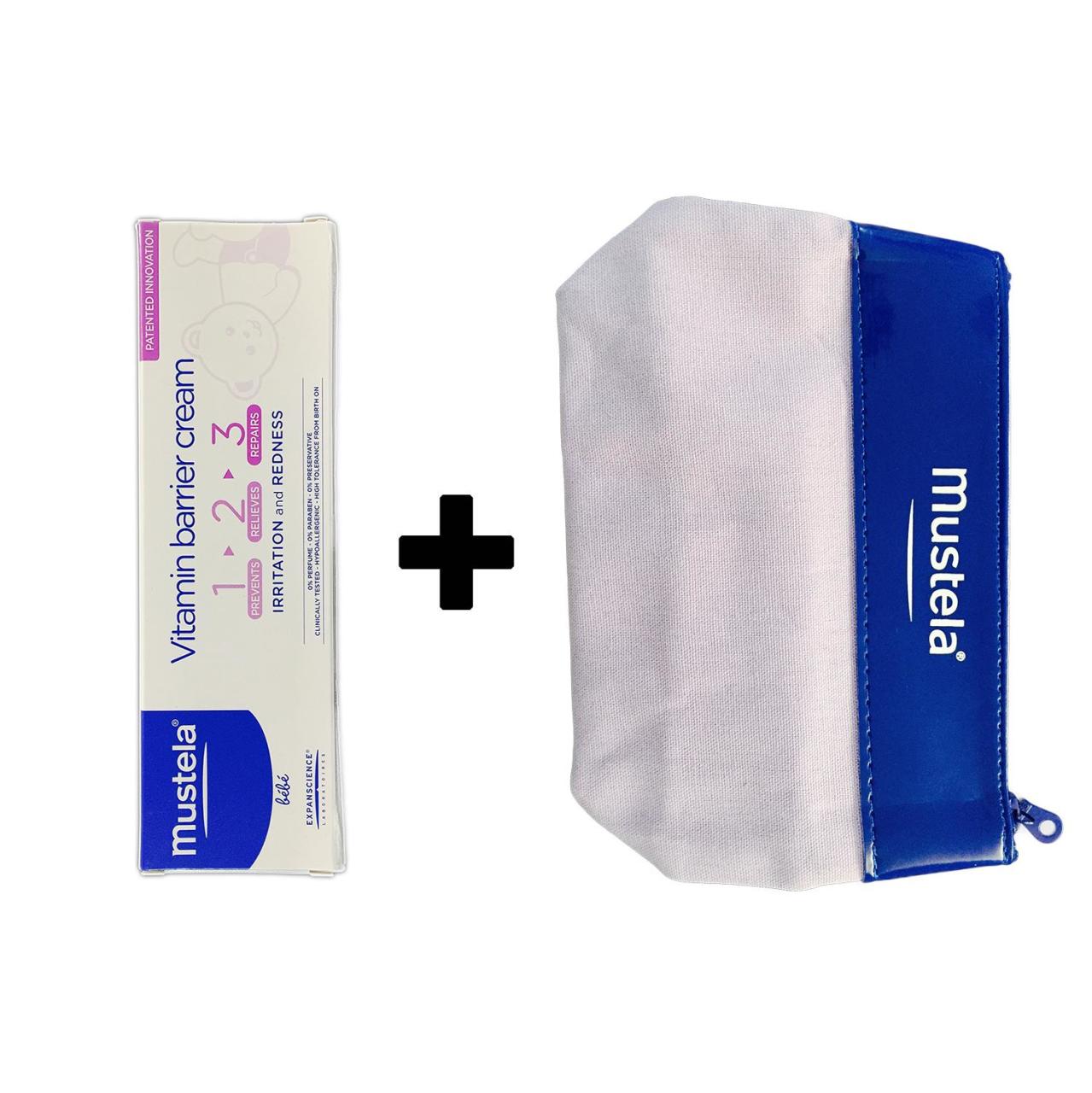 Mustela Vitamin Barrier 1-2-3 100 ml+ Çanta HEDİYE