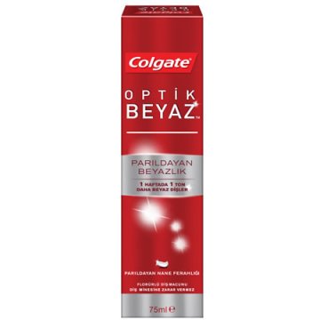 Colgate Optik Beyaz Parıldayan Beyazlık Diş Macunu 75 ml