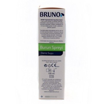 Bruno Yetişkin Hipertonik Deniz Suyu 100 ml