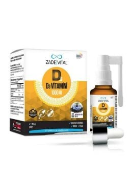 Zade Vital D3 Vitamini 1000 Iu Sprey 20 Ml
