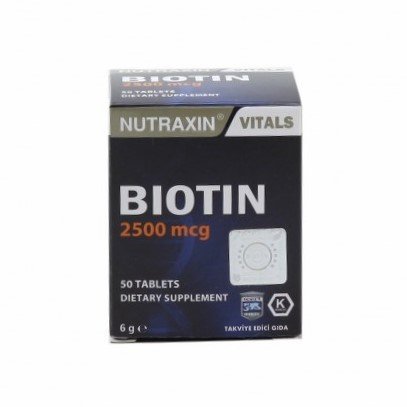 Nutraxin Biotin 2500 MCG 50 TB