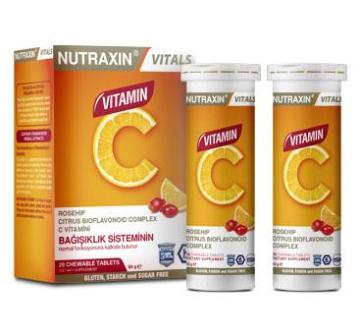 Nutraxin C Vitamin Çiğneme Tableti 28 Tablet