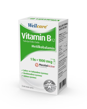 Wellcare Vitamin B12 Sprey 5 ml 1000 Mcg (Metilkobalamin)