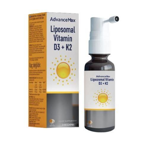 Mediniti AdvanceMax Lipozomal D3+K2 Sprey 30 ml
