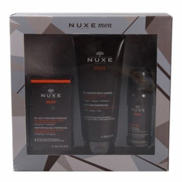Nuxe Men Erkek Bakım Seti (Nemlendirici Jel + Duş Jeli + Traş Jeli)