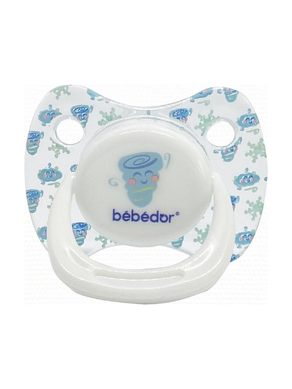 Bebedor Şeffaf Emzik 18 + Slikon Damaklı Uç