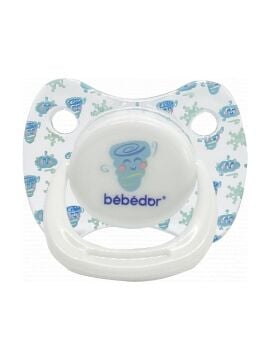 Bebedor Şeffaf Emzik 18 + Slikon Damaklı Uç
