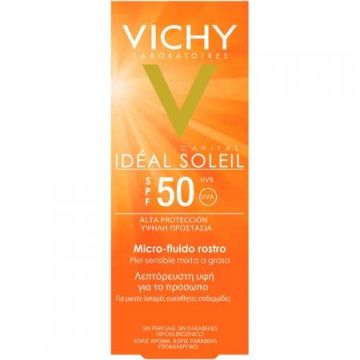 Vichy Ideal Soleil Micro-Fluid Face Spf 50+ 40 ml Akışkan Güneş Kremi