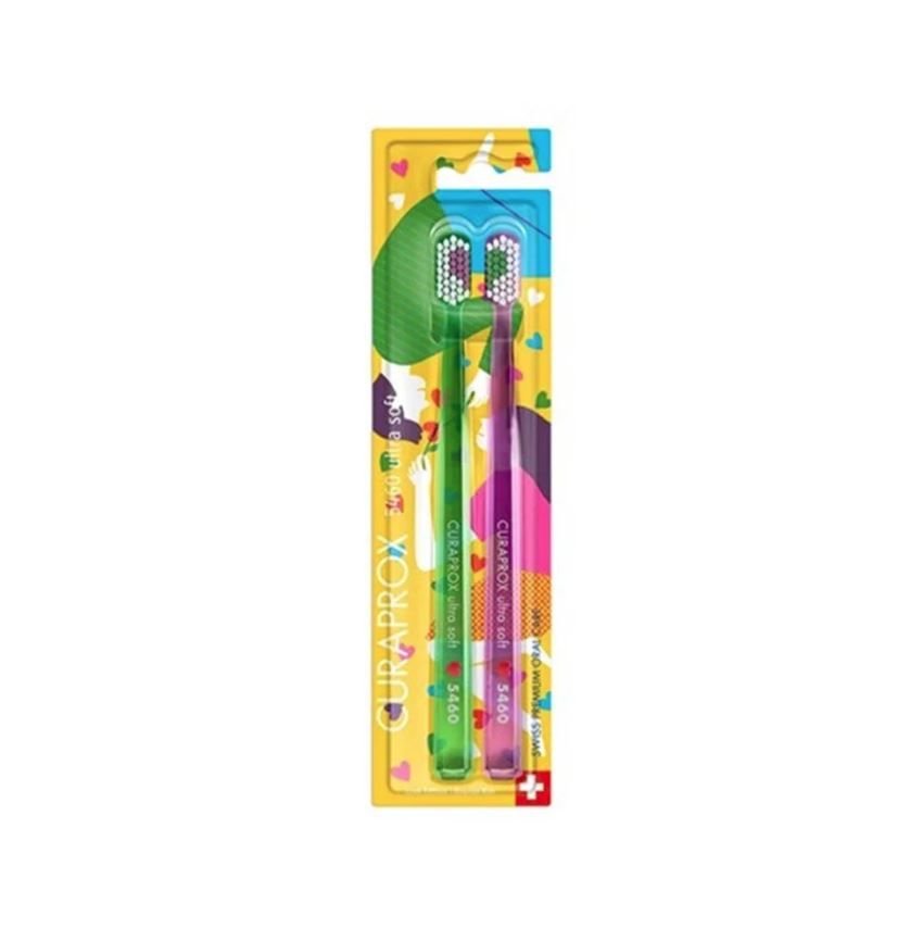 Curaprox 5460 Ultra Soft Limited Edition Love 2'li Diş Fırçası