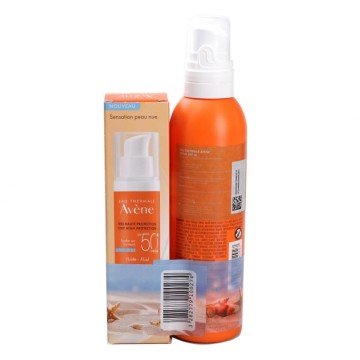 (SKT01/22)Avene Fluide SPF 50+ 50 ml + Sprey SPF 30+ 150 ml Güneş Koruyucu