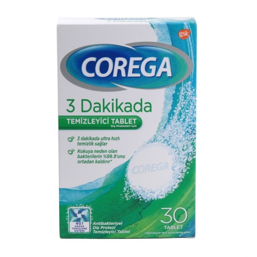 Corega Diş Protezi Temizleyici 30 Tablet
