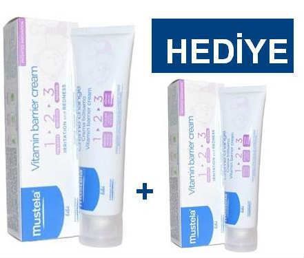 MUSTELA Vitamin Bariyer 1.2.3 Pişik Kremi 100ml+50 ml HEDİYE