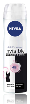 Nivea Invisible Black-White Clear Anti-Perspirant Deodorant 150 ml