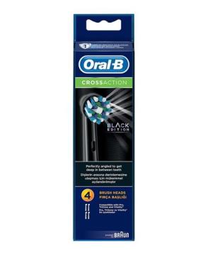 Oral-B Power Yedek Başlık Cross Action 4 Ct- Siyah