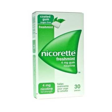 Nicorette Freshmint 4mg Naneli 30 Sakız Nikotin