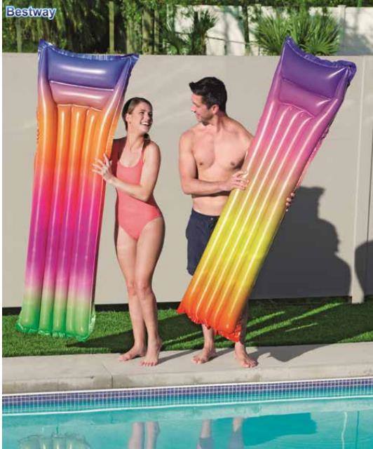 Bestway Gökkuşağı Renkli Yatak 183 cm