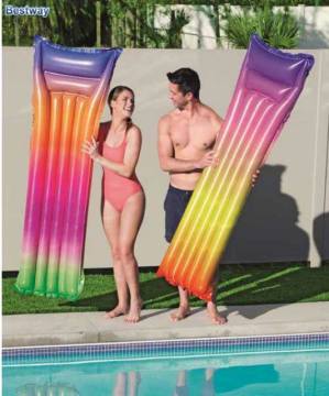 Bestway Gökkuşağı Renkli Yatak 183 cm