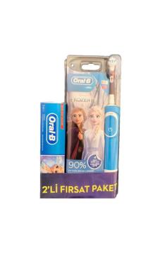 Oral-B Çocuklar İçin Frozen Şarjlı Diş Fırçası + Diş Macunu 75 ml