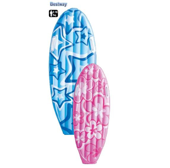 Bestway Renkli Tutunmalı Sörf 114 cm Mavi