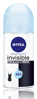 Nivea Invisible Black-White Pure Roll-on 50 ml