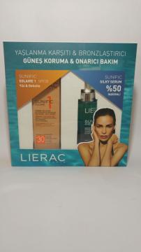 Lierac Sunific Solaire 1 Spf 30 + 50 ml + Sunific After-Sun 30 ml Hediye Güneş Koruma Seti