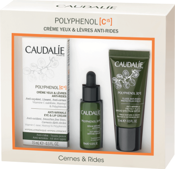 Caudalie Polyphenol C15 Anti-Wrinkle Eye & Lip Cream 15 ml Kofre