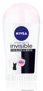 Nivea Invisible Black-White Clear Deo Stick 40 g