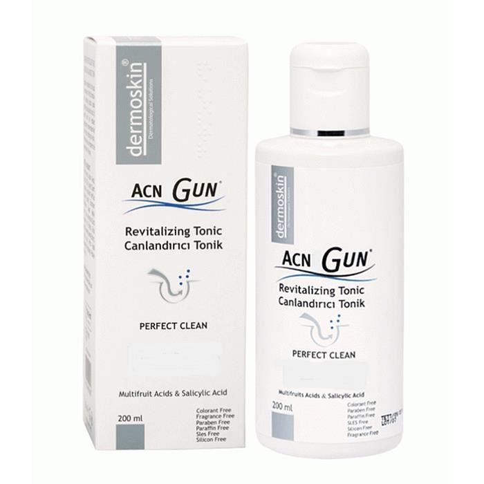 Dermoskin Acnegun 200 ml Canlandırıcı Tonik