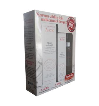 Avene Mousse Nettoyante Cleansing Foam-Fluide Matifiant Set