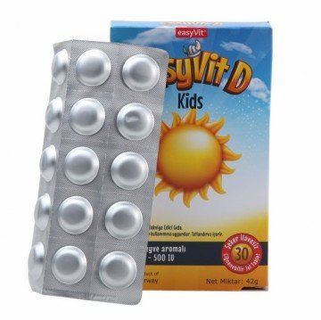 EasyVit D Kids 30 Çiğnenebilir Jel Tablet