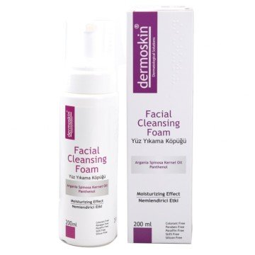 Dermoskin Facial Cleansing Foam 200 ml Yüz Yıkama Köpüğü