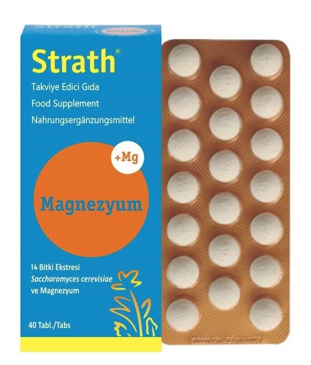 Strath Magnezyum Takviye Edici Gıda 40 Tablet