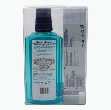 Pearl Drops Sigara İçenler İçin Diş Macunu 75 ml + Ağız Suyu 400 ml