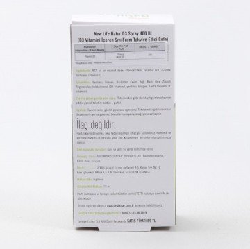 New_Life Natur D3 400 Sprey 10 ml