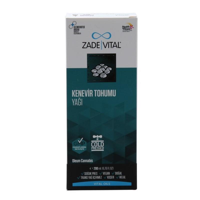 Zade Vital Kenevir Tohumu Yağı 200 ml