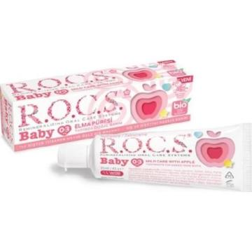 ROCS Baby 0-3 Ay Diş Macunu Elma Püresi
