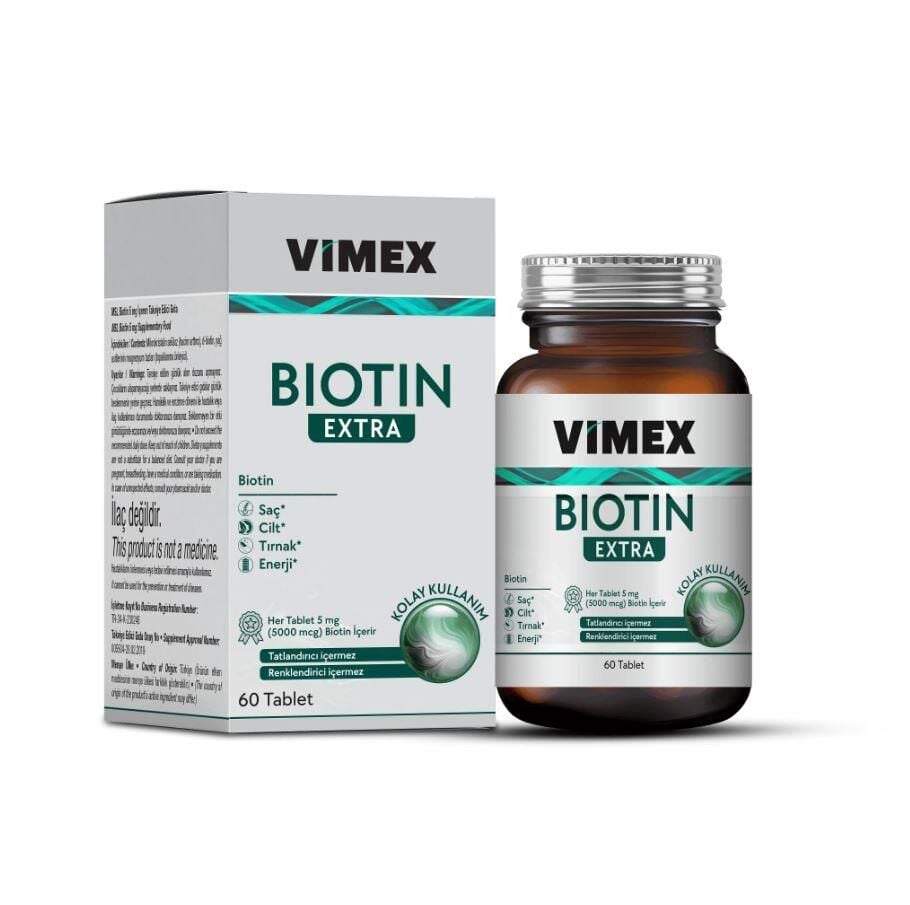 Vimex Biotin Extra 60 Tablet 5 Mg